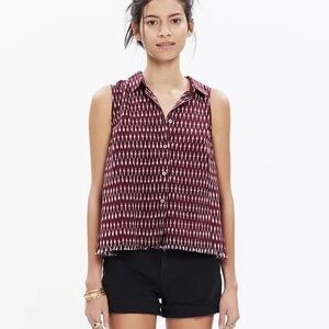 Madewell Sleeveless Button Down